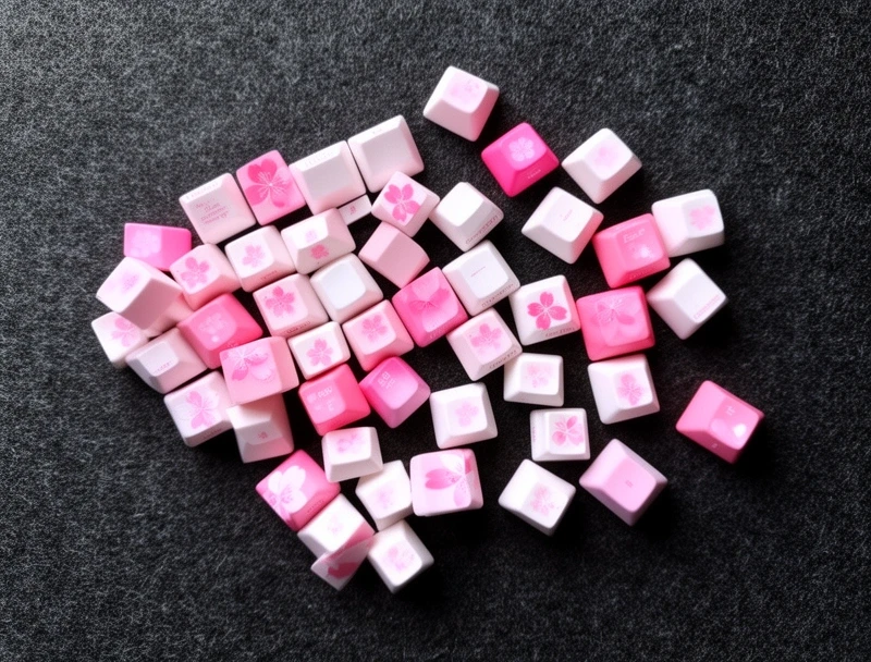SAKURA KEYCAPS SET
